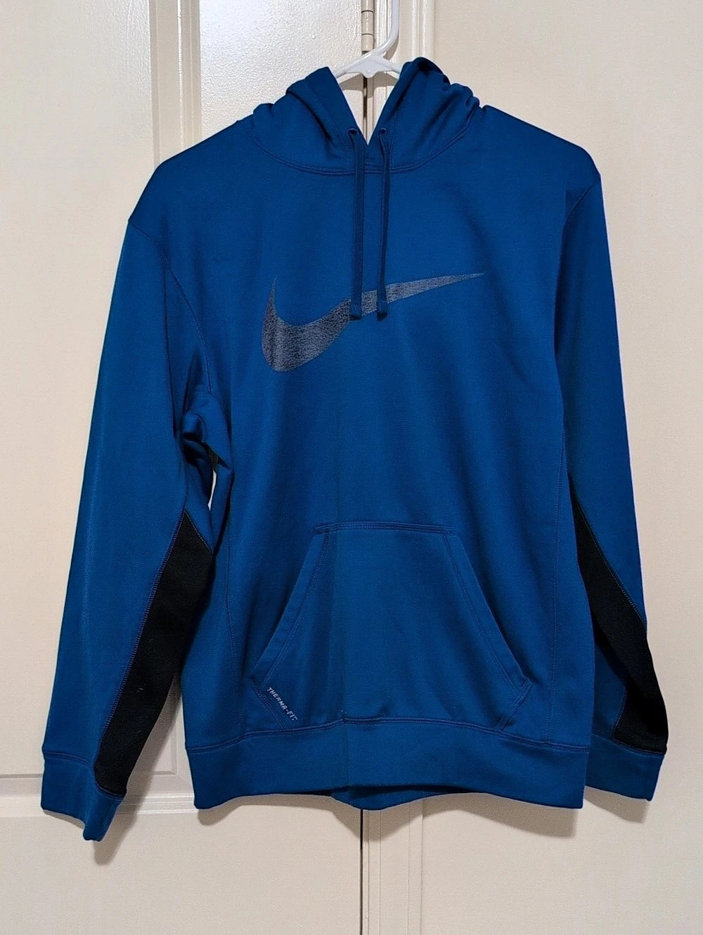 Nike Therma-FIT Pullover Hoodie Blue & Black Men'Small Size Small